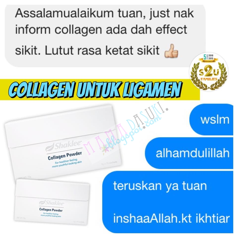 Ligamen Putus – Collagen Shaklee Rawat ACL ?